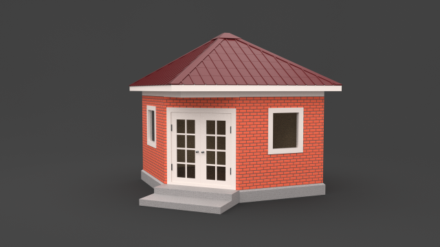 alcove 3Dモデル .c4d .max .obj .3ds .fbx .stl .blend