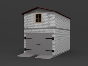 ガレージ 3Dモデル