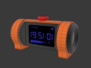 clock h-5000 Model 3D