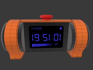 clock h-5000 Model 3D