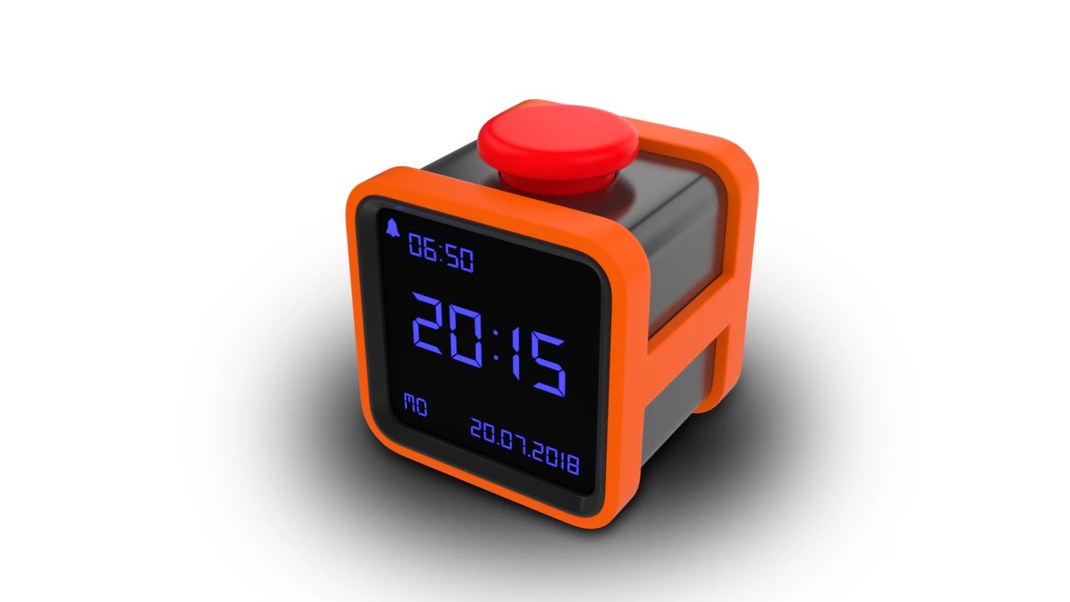 clock h-55-68 3D Model .c4d .max .obj .3ds .fbx .stl .blend 