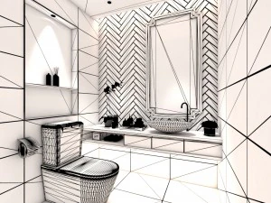 bathroom 01 3D Model