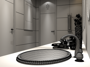 bathroom 02 3D 模型