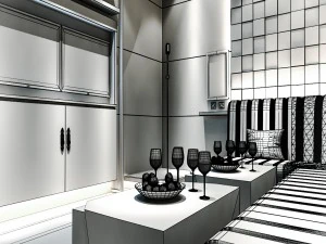 karaoke-bar 01 3D Model