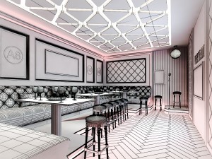 karaoke-bar 02 3D Model