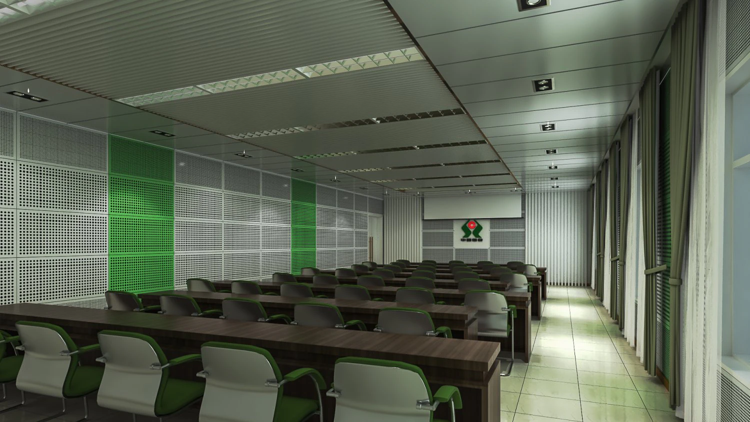 sala de aula Modelo 3D .c4d .max .obj .3ds .fbx .stl .blend 