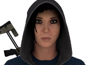 woman with Modèle 3D
