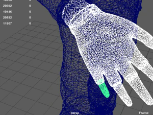 woman with 3D Model