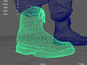 woman with 3D Model