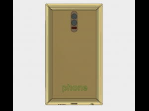 mobile phone with dual camera Modelo 3D