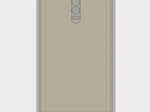 mobile phone with dual camera Modelo 3D