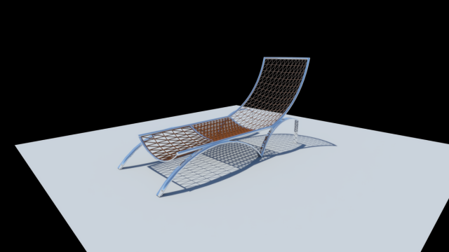 curling lounge chair sillas perezosas 3D Model .c4d .max .obj .3ds .fbx .stl .blend 