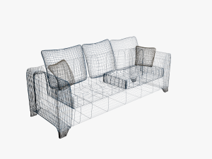simple sofa Model 3D