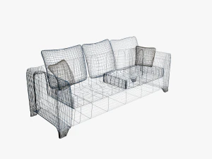 basit kanepe 3D Model