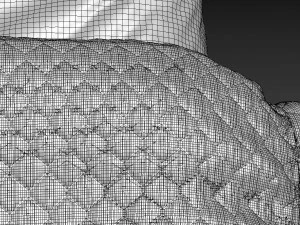 cama moderna Modelo 3D