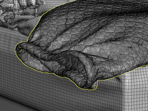 modern bed 3D Модель