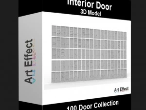colección de 100 puertas Modelo 3D
