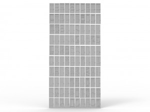 100 door collection 3D Model