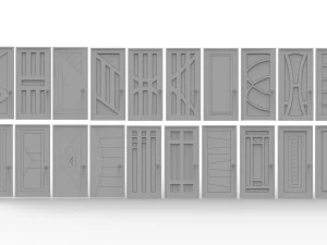 100ドアコレクション 3Dモデル