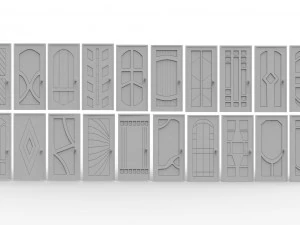 100ドアコレクション 3Dモデル