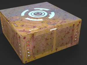 ancient box 3D Модель