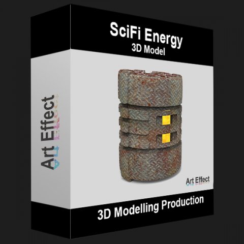 scifi energy 3D Model .c4d .max .obj .3ds .fbx .stl .blend 