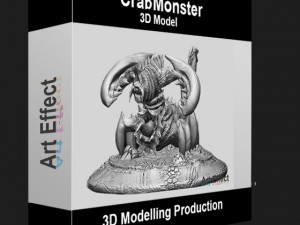crab monster ling 3D Model