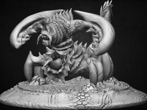 crab monster ling Model 3D