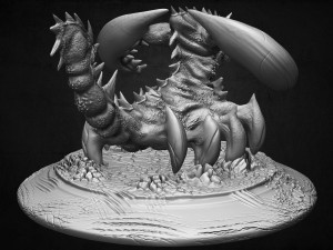 crab monster ling Model 3D