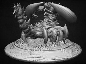 crab monster ling Model 3D