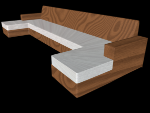 a big sofa 3D 모델