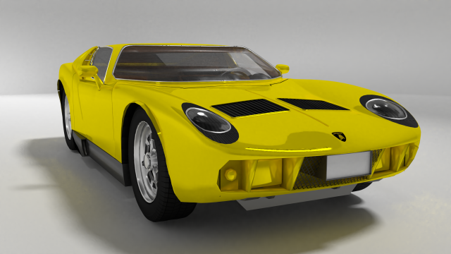 lamborghini miura 1966 Model 3D .c4d .max .obj .3ds .fbx .stl .blend 