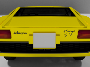 lamborghini miura 1966 Model 3D