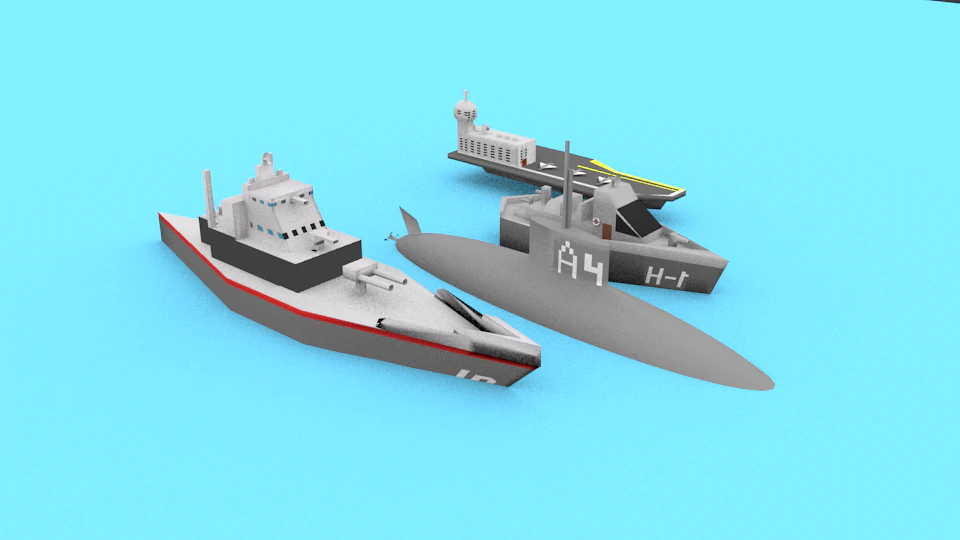 ships 3D Model .c4d .max .obj .3ds .fbx .stl .blend 