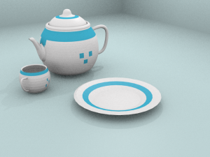tea set 3D Model