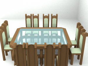 dining table 3D Модель