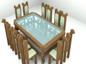dining table 3D Model
