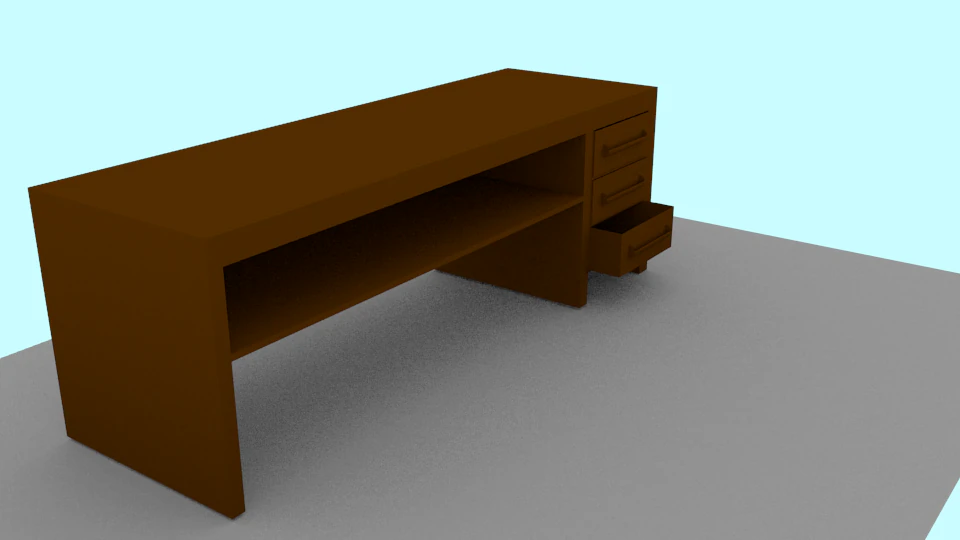 silla de escritorio Modelo 3D .c4d .max .obj .3ds .fbx .stl .blend 