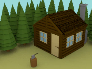 hut 3D Model