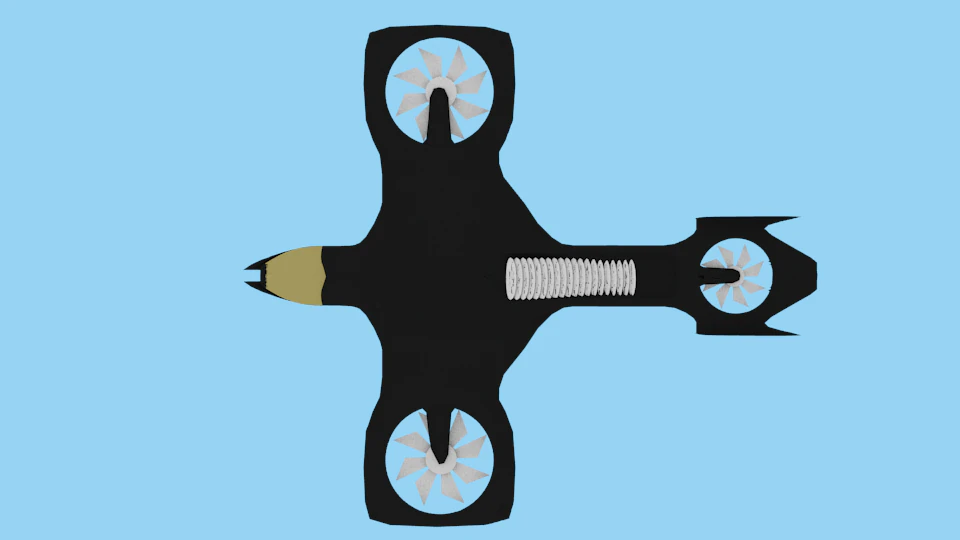 aircraft 3D Model .c4d .max .obj .3ds .fbx .stl .blend 