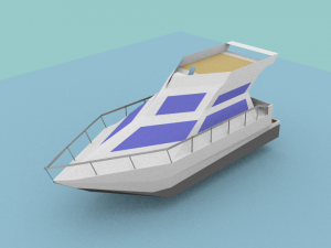 yacht 3D 模型