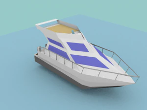 yacht 3D Model