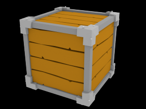 lowpoly box 3D Model