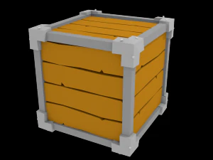 lowpoly box 3D Model