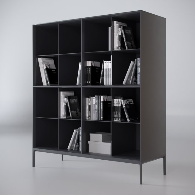 self up bookcase 3Dモデル .c4d .max .obj .3ds .fbx .stl .blend 