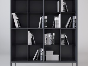self up bookcase 3Dモデル