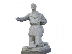 kneeling shepherd statue 3D Model