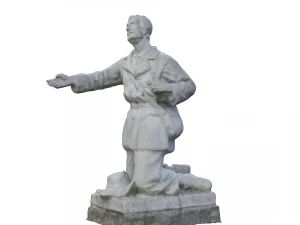 kneeling shepherd statue 3D Model
