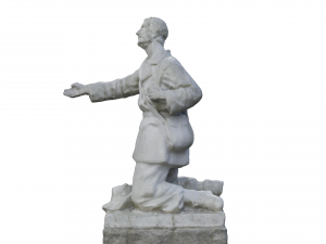 kneeling shepherd statue 3D-Modell