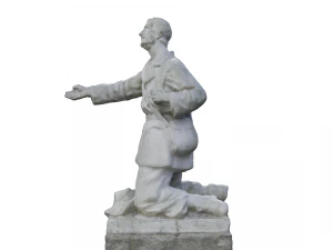 kneeling shepherd statue 3D Model
